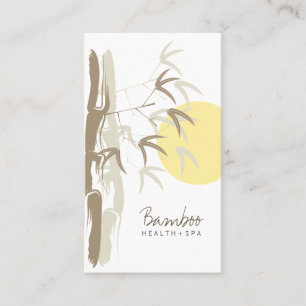 Sunrise Bamboo Zen Asian Oriental Profile Cards