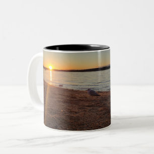 Sunrise beach Coffee Mugs
