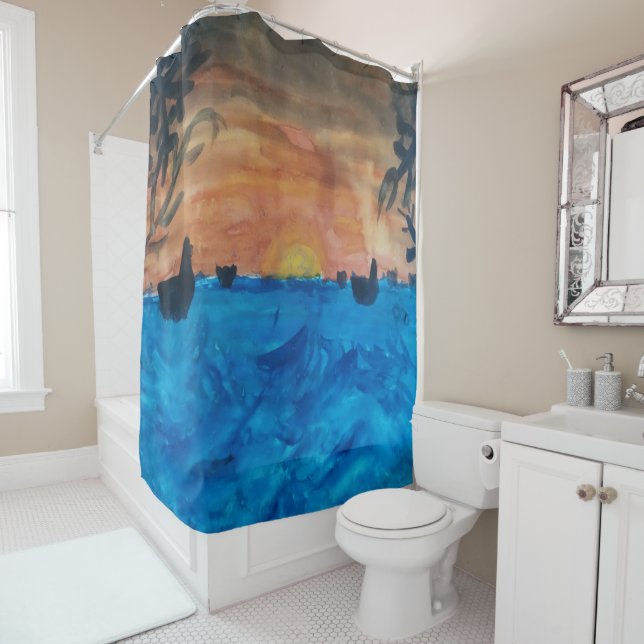 Sunrise Beach Palm Trees (In Situ)