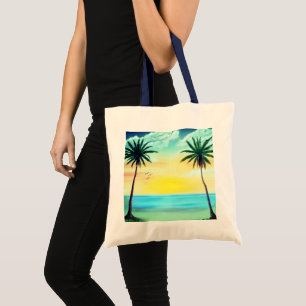 Sunrise Beach Tote Bag