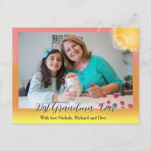 Sunrise   Best grandma ever Postcard