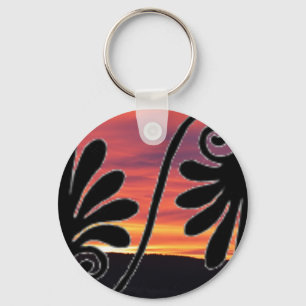 Sunrise Border Keychain