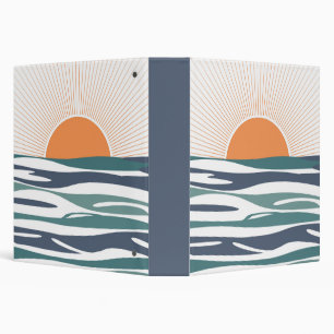 Sunrise by the sea binder