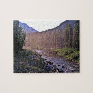 Sunrise Cameron Creek Waterton Park, Canada Jigsaw Puzzle
