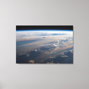 Sunrise Casts Long Shadows Over Philippine Sea Canvas Print