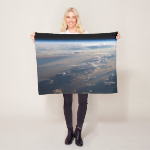 Sunrise Casts Long Shadows Over Philippine Sea Fleece Blanket