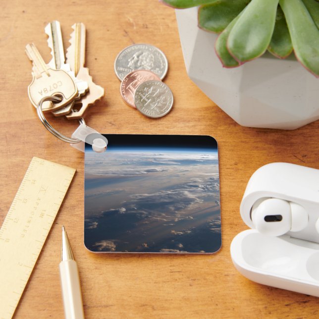 Sunrise Casts Long Shadows Over Philippine Sea Keychain (Desk)