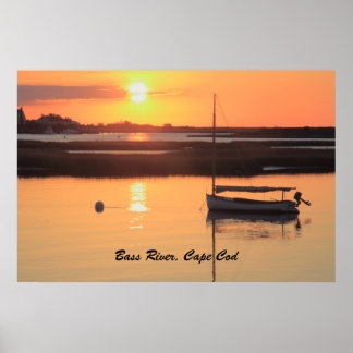 Sunrise Catboat, Cape Cod poster