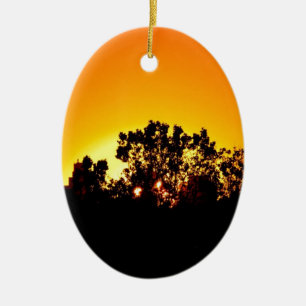 Sunrise Ceramic Ornament