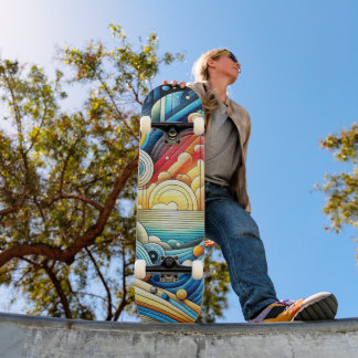 Sunrise City  Skateboard