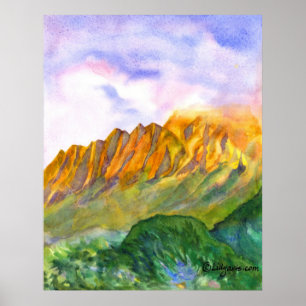 Sunrise Cliffs Kauai Imprimer et poster