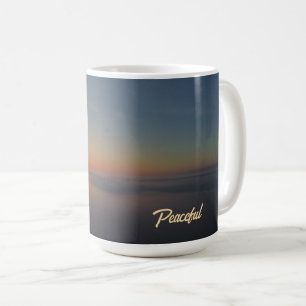 Sunrise Coffee Mug over the Fog