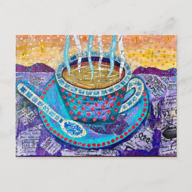 Sunrise Coffee Postcard (Front)