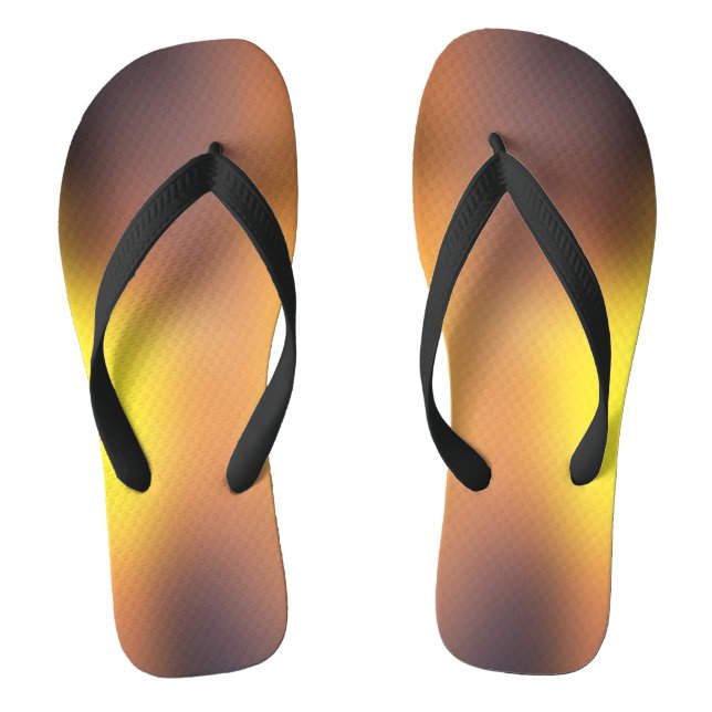 Sunrise Colourful Created Flip Flops (Footbed)