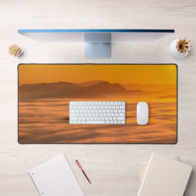 Sunrise colours and clouds desk mat (Office 1)