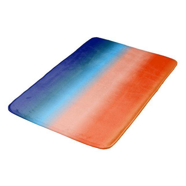 Sunrise Colours  Bath Mat (Angled)