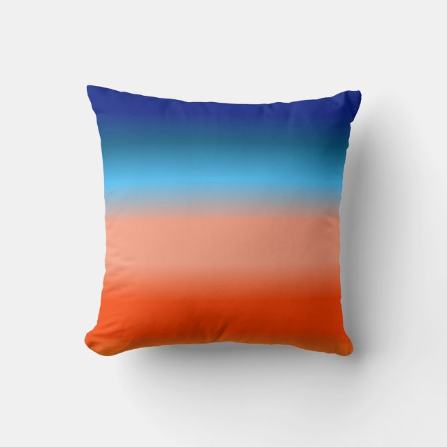Sunrise Colours  Throw Pillow (Front)