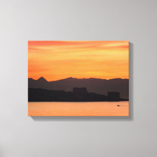 Sunrise, Costa del Sol, Spain Canvas Print