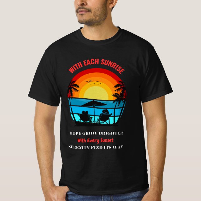 Sunrise desdigner t shirt (Front)