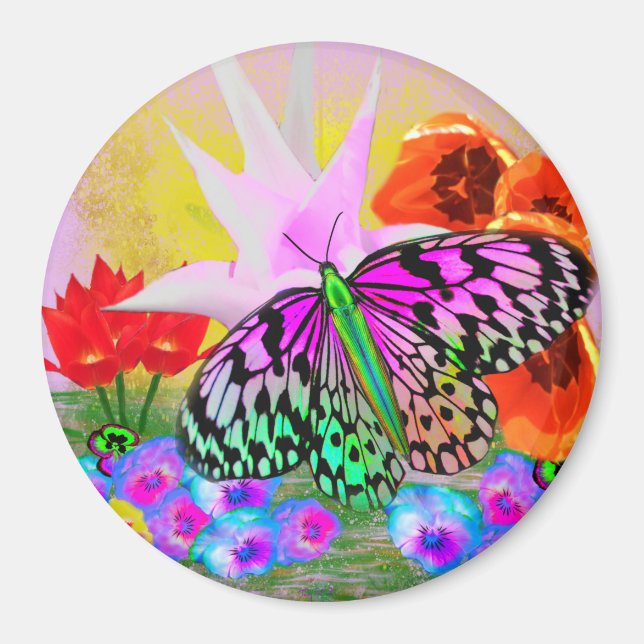 Sunrise Fantasy by Power Flower Magnet (Front)