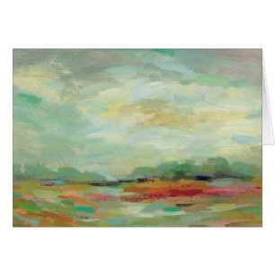 Sunrise Field Abstract Print Silvia Vassileva