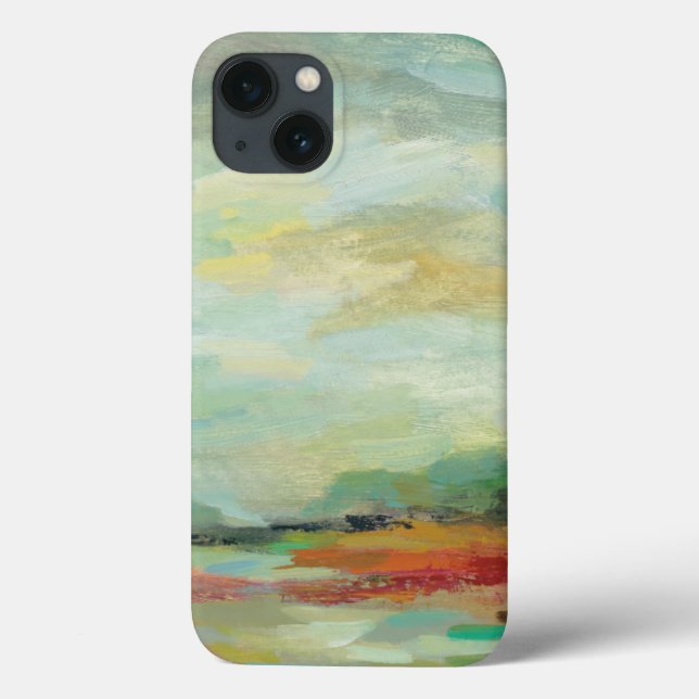 Sunrise Field Abstract Print | Silvia Vassileva Case-Mate iPhone Case (Back)