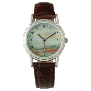 Sunrise Field Abstract Print Silvia Vassileva Watch