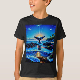 Sunrise Flip of the Whale Tail T-Shirt