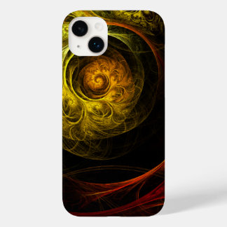 Sunrise Floral Red Abstract Art Case-Mate iPhone 14 Plus Case