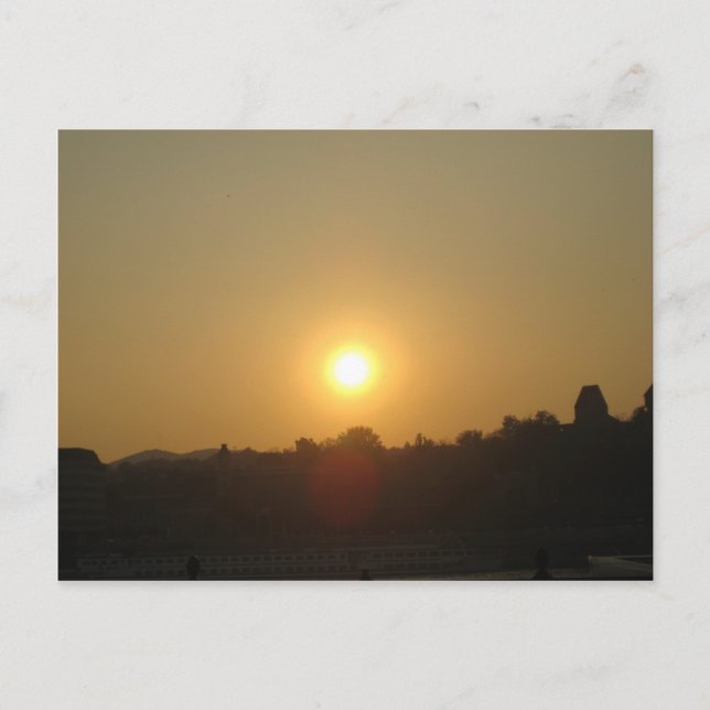 Sunrise from Hot Air Balloon Postcard (Front)