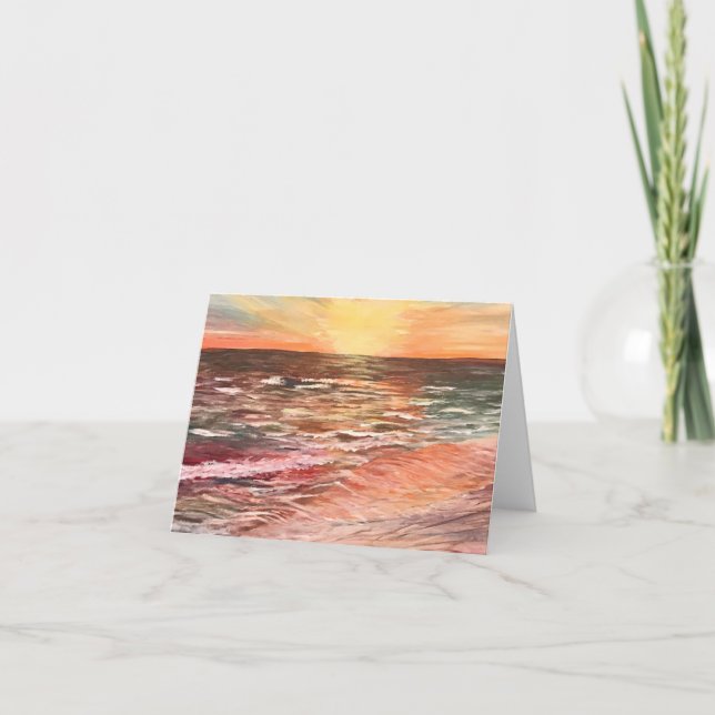 Sunrise Glow Note Card (Front)