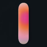 Sunrise Gradient - Beige Pink Orange Skateboard<br><div class="desc">Gradient Design - Aura Effect - Beige,  Pink And Orange Ombre.</div>