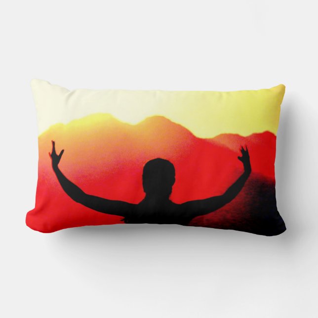 sunrise greeting pillow (Front)
