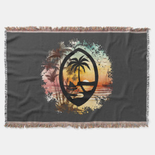 Sunrise Guam Seal Mug T-Shirt Baby Blanket