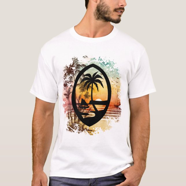 Sunrise Guam Seal T-Shirt (Front)