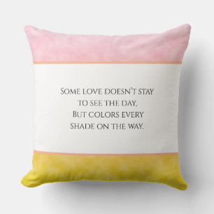 Sunrise in Cotton Candy Skies Throw Pillow