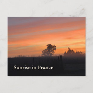 Sunrise in France Postcard