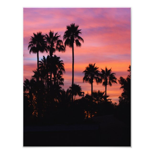 Sunrise in Gilbert, AZ Photo Print (Front)
