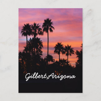 Sunrise in Gilbert, AZ Postcard