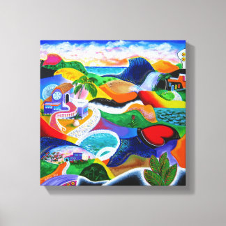 Sunrise in Puerto Rico Canvas Print