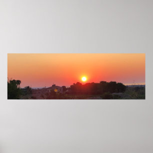 Sunrise in Sicily Poster