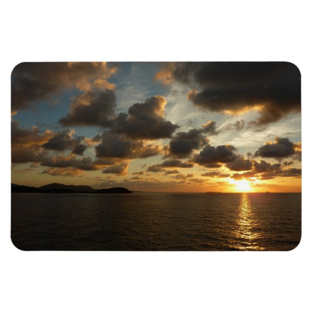Sunrise in St. Thomas I US Virgin Islands Magnet (Horizontal)