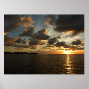 Sunrise in St. Thomas I US Virgin Islands Poster