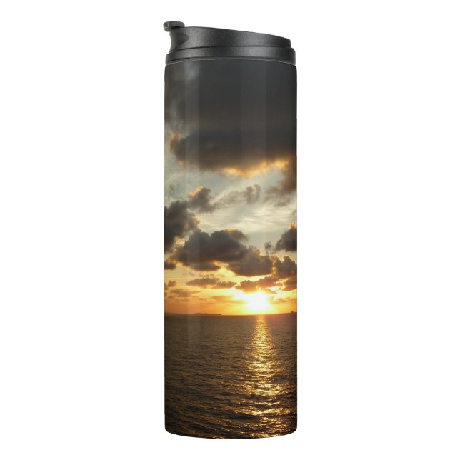 Sunrise in St. Thomas I US Virgin Islands Thermal Tumbler (Rotated Right)