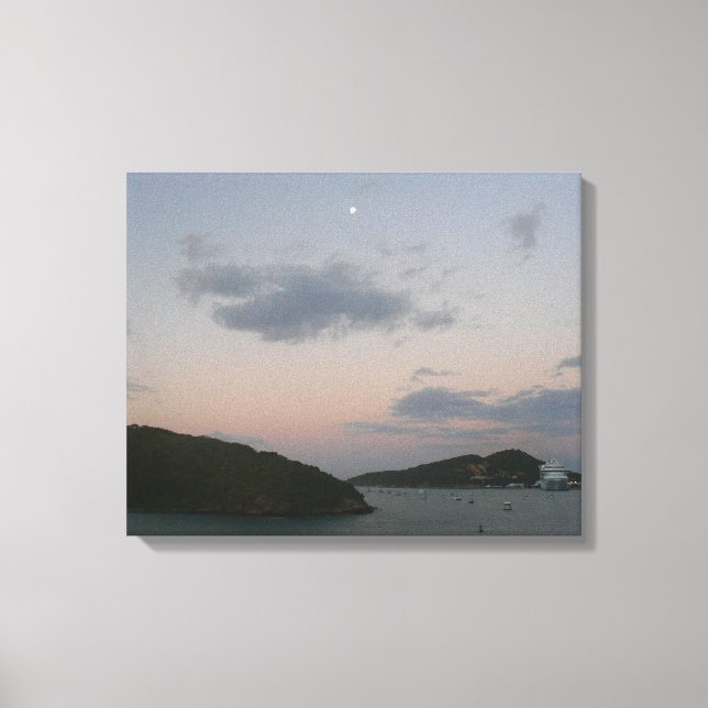 Sunrise in St. Thomas III US Virgin Islands Canvas Print (Front)