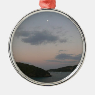 Sunrise in St. Thomas III US Virgin Islands Metal Ornament