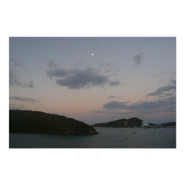 Sunrise in St. Thomas III US Virgin Islands Poster (Front)