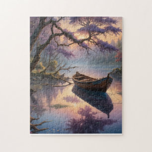Sunrise in the backwaters jigsaw puzzle