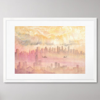 Sunrise In The Big City Poster