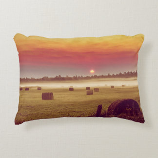 Sunrise in the Country Accent Pillow